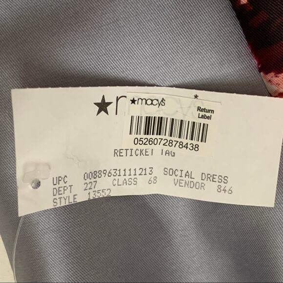 Crystal Doll Dress Gray Blue Pink Floral Spaghetti Strap Party Junior Size 3 NEW - Picture 12 of 14